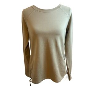 Pact Cream Long Sleeve Relaxed Sweatshirt